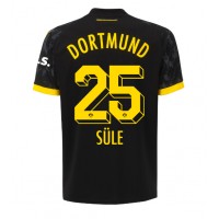 Borussia Dortmund Niklas Sule #25 Vonkajší futbalový dres 2023-24 Krátky Rukáv